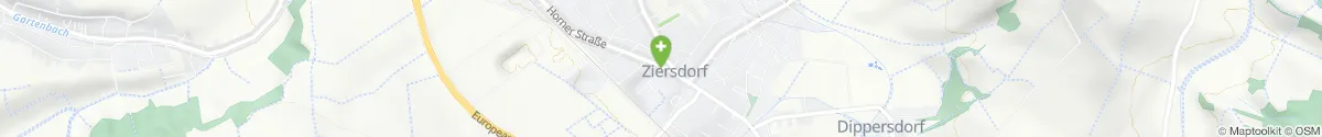 Kartendarstellung des Standorts für Apotheke "Zum heiligen Leopold" in 3710 Ziersdorf
